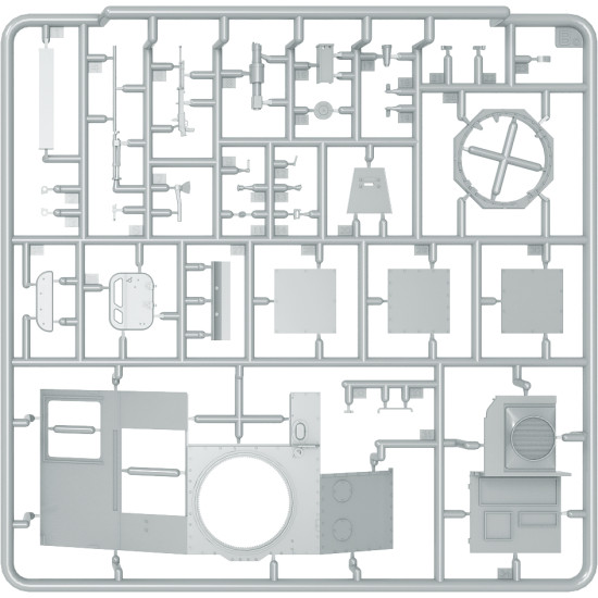 T-60 Plant No. INTERIOR KIT - PLASTIC MODEL SCALE 1/35 MINIART 35219