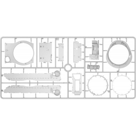 T-55A LATE MOD 1965 INTERIOR KIT - PLASTIC MODEL KIT SCALE 1/35 MINIART 37022