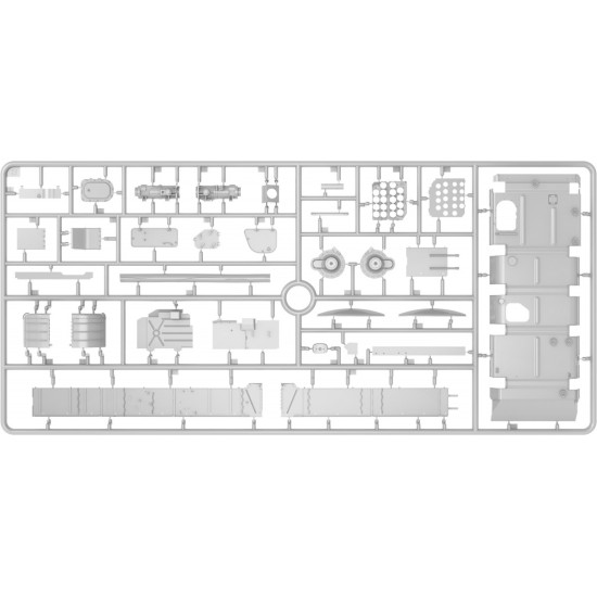 T-55A LATE MOD 1965 INTERIOR KIT - PLASTIC MODEL KIT SCALE 1/35 MINIART 37022