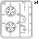 WHEELS SET FOR SOVIET TANK T-62 - PLASTIC MODEL KIT SCALE 1/35 MINIART 37060