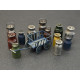 MILK CANS WITH SMALL CART - PLASTIC MODEL KIT SCALE 1/35 MINIART 35580