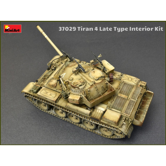 TIRAN 4 LATE TYPE INTERIOR KIT - PLASTIC MODEL KIT SCALE 1/35 MINIART 37029