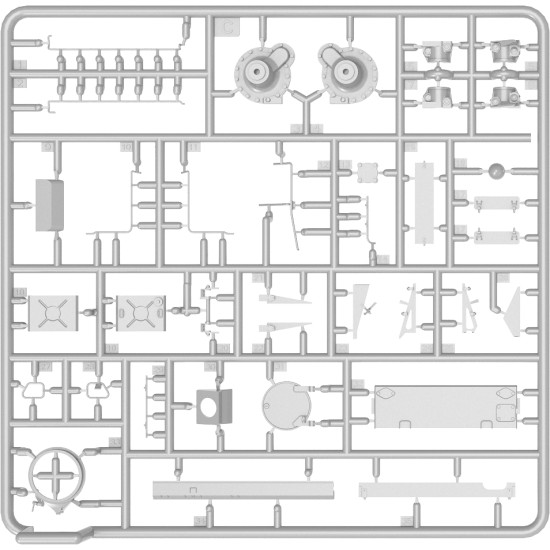 TIRAN 4 LATE TYPE INTERIOR KIT - PLASTIC MODEL KIT SCALE 1/35 MINIART 37029