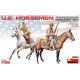 U.S. HORSEMEN NORMANDY 1944 - PLASTIC MODEL FIGURES KIT SCALE 1/35 MINIART 35151