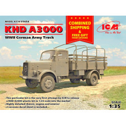 KHD A3000 WWII GERMAN TRUCK PLASTIC MODEL KIT BEST OFFER SCALE 1/35 ICM 35454