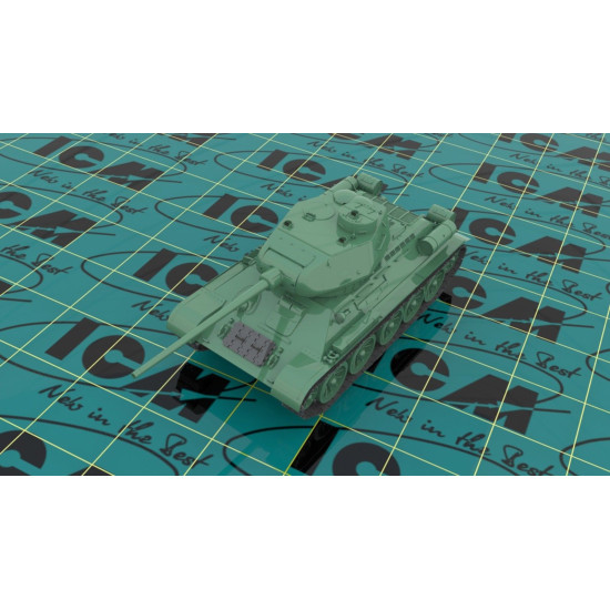 T-34-85 WWII SOVIET MEDIUM TANK SCALE 1/35 ICM 35367