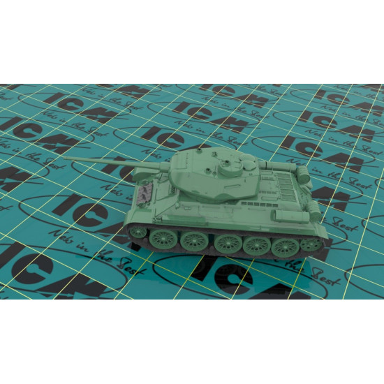 T-34-85 WWII SOVIET MEDIUM TANK SCALE 1/35 ICM 35367