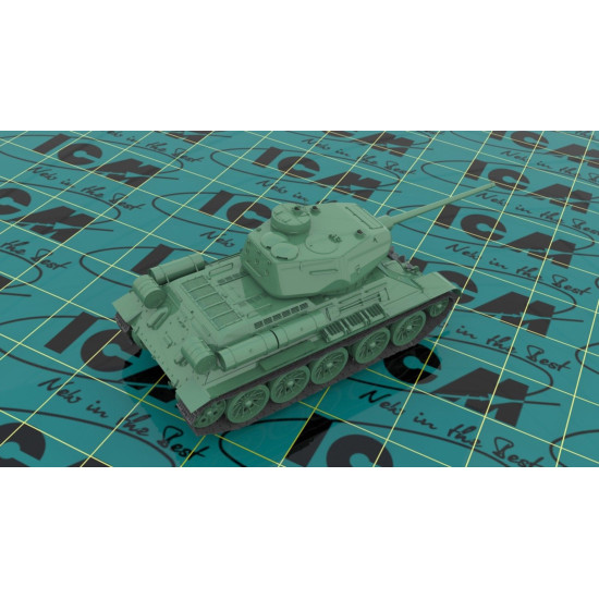 T-34-85 WWII SOVIET MEDIUM TANK SCALE 1/35 ICM 35367