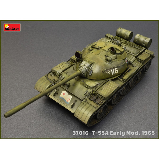 T-55A EARLY Mod. 1965. INTERIOR KIT - PLASTIC MODEL KIT SCALE 1/35 MINIART 37016