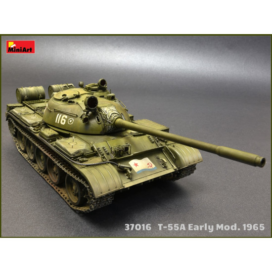 T-55A EARLY Mod. 1965. INTERIOR KIT - PLASTIC MODEL KIT SCALE 1/35 MINIART 37016 T-55A EARLY Mod. 1965. INTERIOR KIT - PLASTIC MODEL KIT SCALE 1/35 MINIART 37016