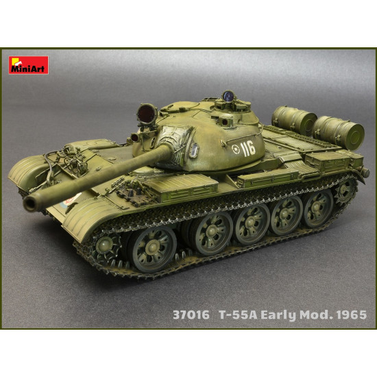 T-55A EARLY Mod. 1965. INTERIOR KIT - PLASTIC MODEL KIT SCALE 1/35 MINIART 37016 T-55A EARLY Mod. 1965. INTERIOR KIT - PLASTIC MODEL KIT SCALE 1/35 MINIART 37016