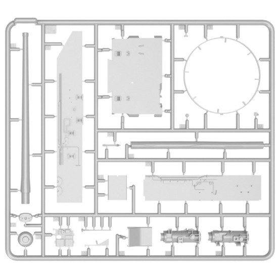 T-54A SOVIET MEDIUM TANK - PLASTIC MODEL KIT SCALE 1/35 MINIART 37017