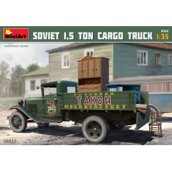 SOVIET 1,5 TON CARGO TRUCK - PLASTIC MODEL KIT SCALE 1/35 MINIART 38013