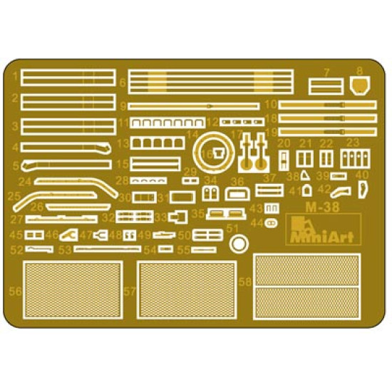 T-54A INTERIOR KIT - PLASTIC MODEL KIT SCALE 1/35 MINIART 37009