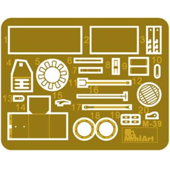 T-54A INTERIOR KIT - PLASTIC MODEL KIT SCALE 1/35 MINIART 37009