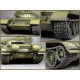 T-54 OMSH INDIVIDUAL TRACK LINKS SET. EARLY TYPE - PLASTIC MODEL KIT SCALE 1/35 MINIART 37048