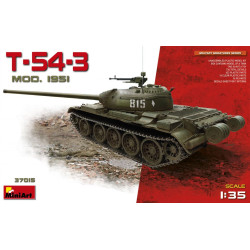 T-54-3 SOVIET MEDIUM TANK. Mod. 1951 - PLASTIC MODEL KIT SCALE 1/35 MINIART 37015
