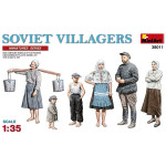 SOVIET VILLAGERS - PLASTIC MODEL KIT SCALE 1/35 MINIART 38011