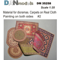 MATERIAL FOR DIORAMAS CARPETS ON REAL CLOTH PAINTING ON BOTH SIDES SCALE 1/35 DAN MODELS 35258