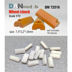 Dan Models 72516 - 1/72 Locking Pads Aircraft, set No. 7 - 12 pices scale model