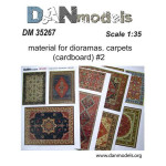 MATERIAL FOR DIORAMAS PICTURES AND CARPETS CARDBOARD 2 1/35 DAN MODELS 35267