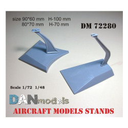 AIRCRAFT MODELS STANDS 1/72 AND 1/48 DAN MODELS 72280