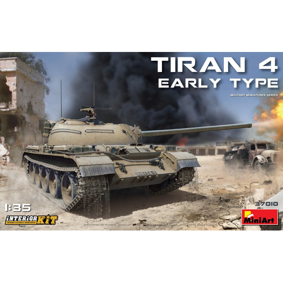 TIRAN 4 EARLY TYPE INTERIOR KIT MINIART 37010 1/35 PLASTIC MODEL KIT MILITARY