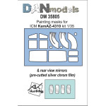 DAN MODELS 35805 PAINTING MASKS FOR MODEL KAMAZ-4310 KIT 1/35 ICM 35001 AND REEAL VIEW MIRRORS