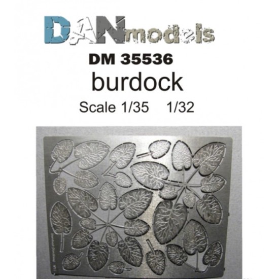 MATERIAL FOR DIORAMAS BURDOCK LEAVES 1/35 DAN MODELS 35536
