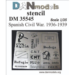  STENCIL SPANISH CIVIL WAR 1936-1939 DAN MODELS 35545