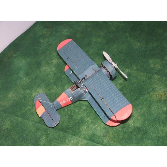 PAPER MODEL KIT MILITARY AVIATION FIGHTER AIRCRAFT I-15 1/33 OREL 13