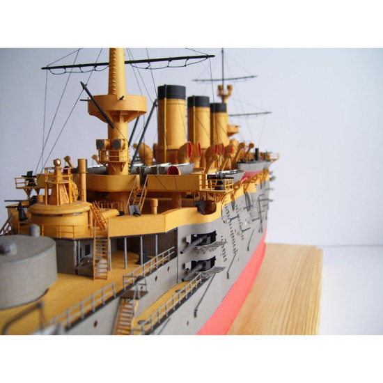 PAPER MODEL KIT MILITARY FLEET BATTLESHIP PERESVET 1/200 OREL 24