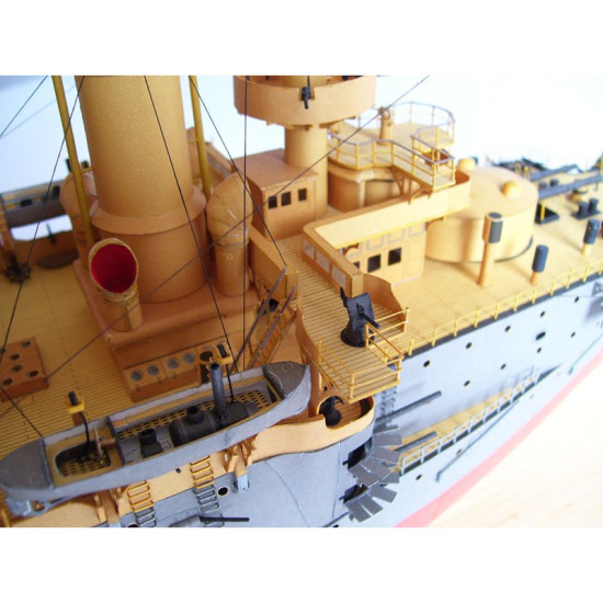 PAPER MODEL KIT MILITARY FLEET BATTLESHIP PERESVET 1/200 OREL 24