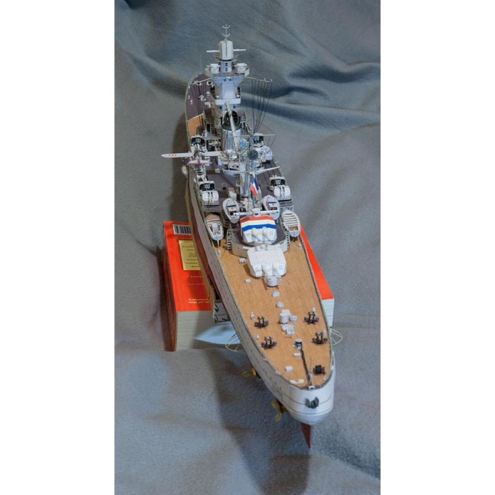 PAPER MODEL KIT MILITARY FLEET CRUISER ALGERIA 1/200 OREL 27 Model Kit ...