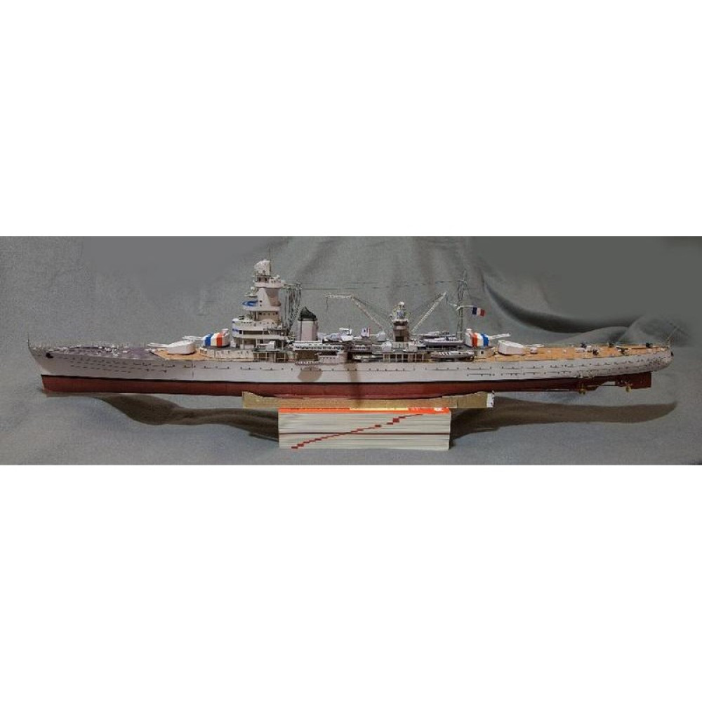 PAPER MODEL KIT MILITARY FLEET CRUISER ALGERIA 1/200 OREL 27 Model Kit ...