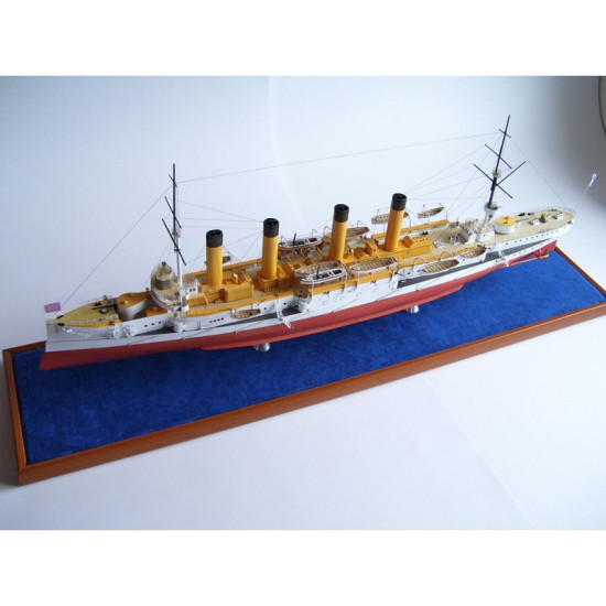 PAPER MODEL KIT MILITARY FLEET ARMORED CRUISER BAYAN OF I GRADE 1/200 OREL 34