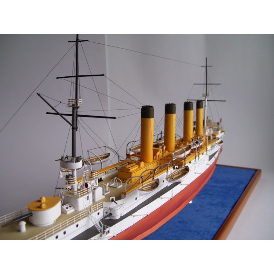 PAPER MODEL KIT MILITARY FLEET ARMORED CRUISER BAYAN OF I GRADE 1/200 OREL 34