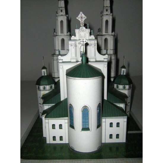 PAPER MODEL KIT ARCHITECTURE POLOTSK ST. SOPHIA CATHEDRAL 1/150 OREL 41