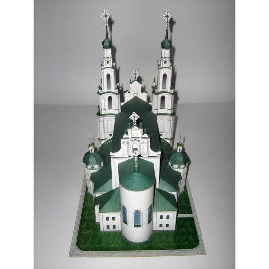 PAPER MODEL KIT ARCHITECTURE POLOTSK ST. SOPHIA CATHEDRAL 1/150 OREL 41