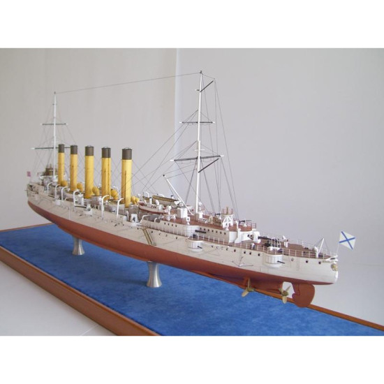 PAPER MODEL KIT MILITARY FLEET PROTECTED CRUISERS 1 RANK ASKOLD 1/200 OREL 44