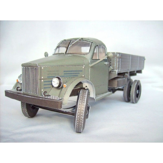 PAPER MODEL KIT CIVILIAN CARS , GAZ-51 1/25 OREL 57