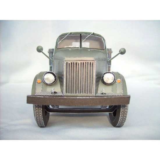 PAPER MODEL KIT CIVILIAN CARS , GAZ-51 1/25 OREL 57