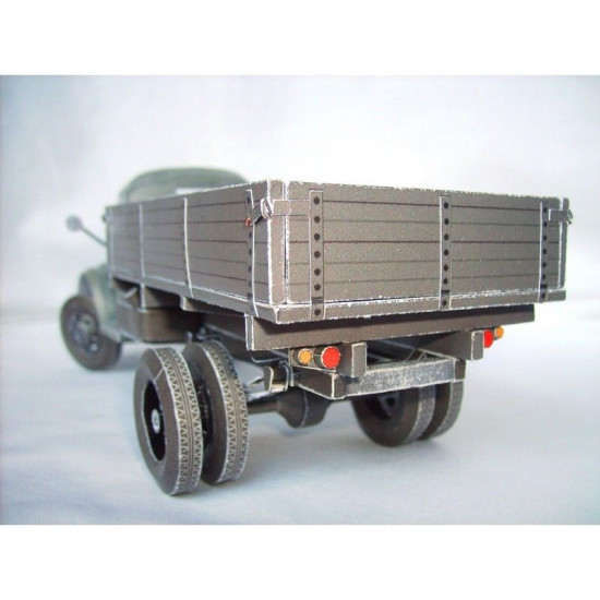 PAPER MODEL KIT CIVILIAN CARS , GAZ-51 1/25 OREL 57