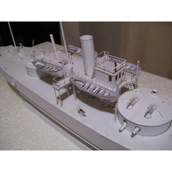 PAPER MODEL KIT MILITARY FLEET ARMOR BOAT MERMAID 1/100 OREL 60