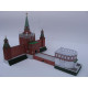 PAPER MODEL KIT MOSCOW KREMLIN TROITSKAYA TOWER AND KUTAFIYA 1/250 OREL 64