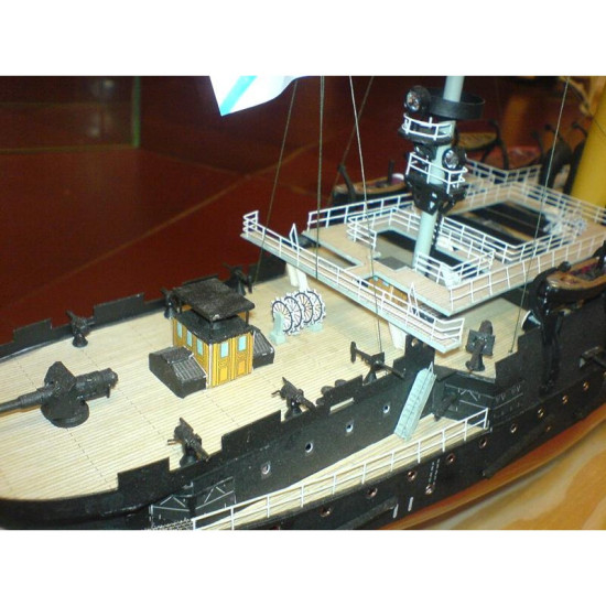 PAPER MODEL KIT MILITARY FLEET BATTLESHIP EMPEROR NICHOLAS 1 1/200 OREL 93 SHIP VESSEL BOAT CRAFT SAILBOAT 