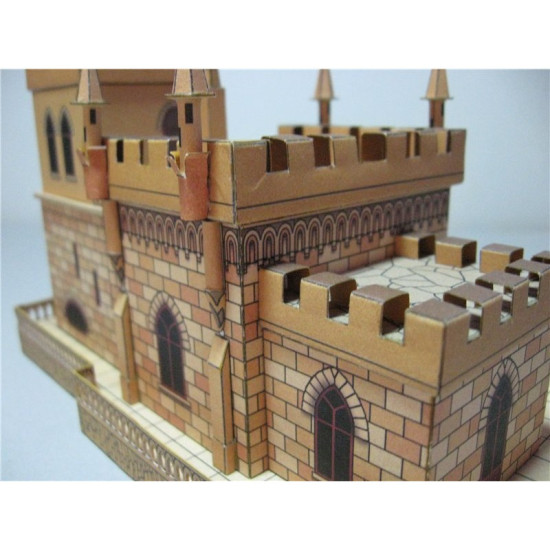 PAPER MODEL KIT ARCHITECTURE PALACE SWALLOW'S NEST 1/150 OREL 102