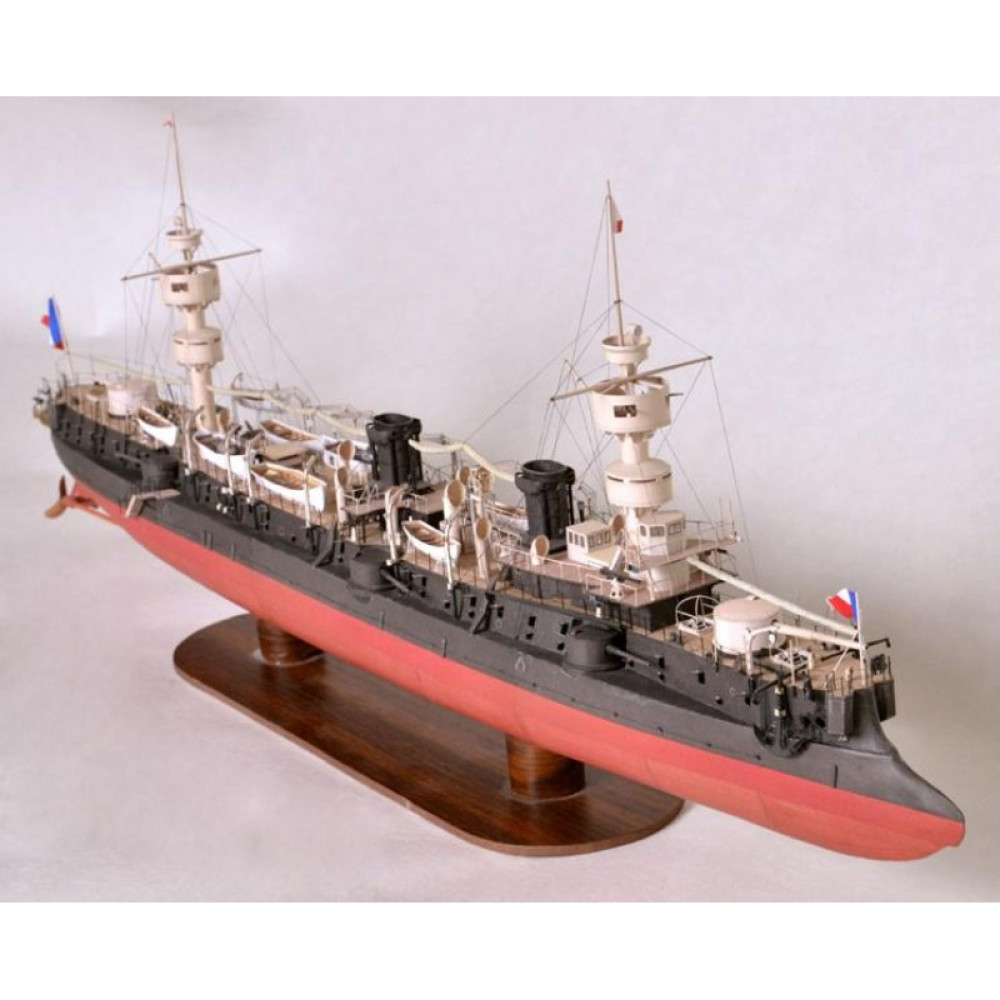 PAPER MODEL KIT MILITARY FLEET ARMORED CRUISER CLASS 1 CHANZY 1/250 ...