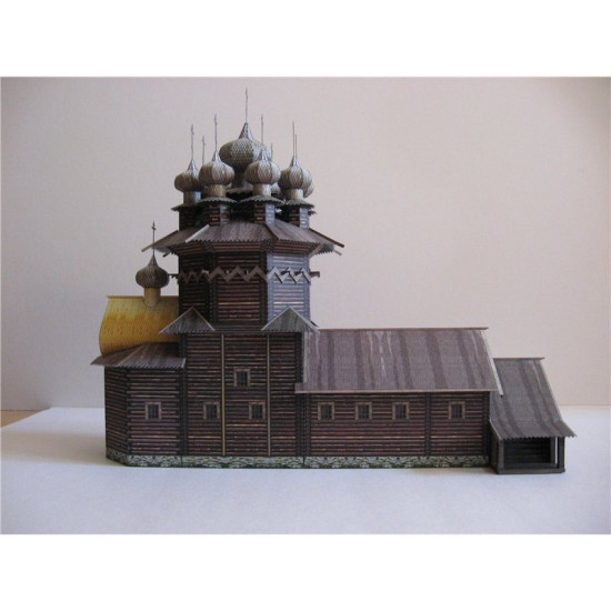 PAPER MODEL KIT CHURCH OF THE INTERCESSION OF THE VIRGIN 1/150 OREL 115