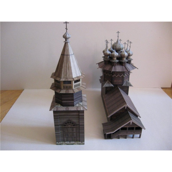 PAPER MODEL KIT CHURCH OF THE INTERCESSION OF THE VIRGIN 1/150 OREL 115